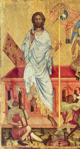 Resurrection of Christ, c.1350 (detail) by Master of the Cycle of Vyssi Brod